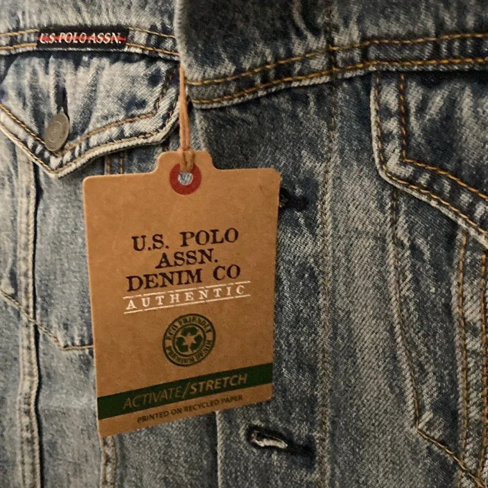 NWT men’s Polo Denim  Jean jacket - Picture 3 of 4